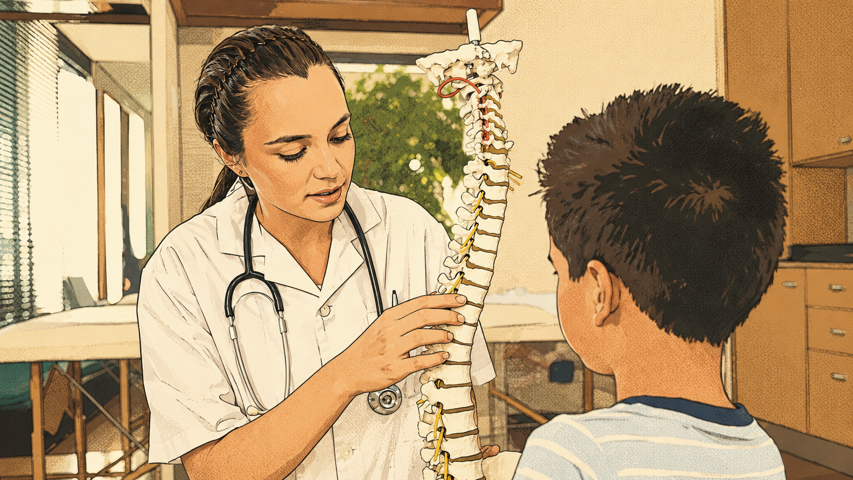 Tecnica bipolare: correggere la scoliosi senza fermare la crescita 6 Tecnica bipolare: correggere la scoliosi senza fermare la crescita